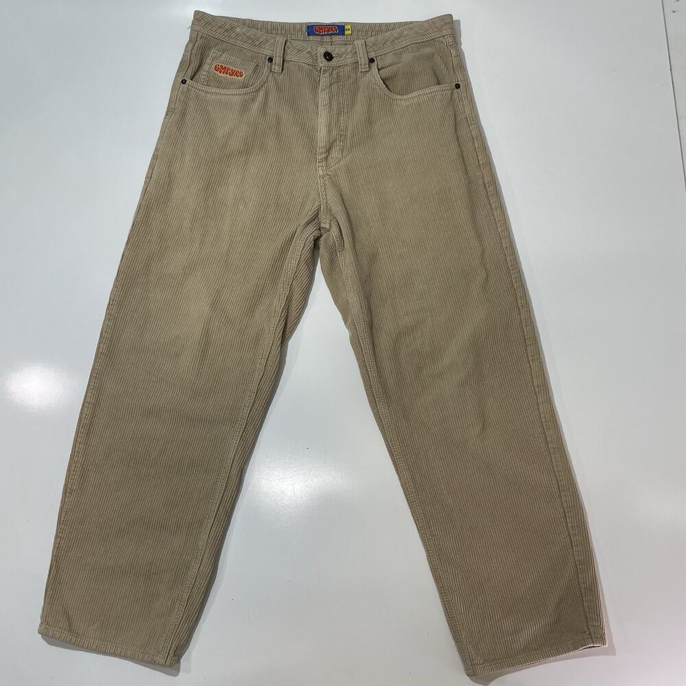 Empyre Corduroy Pants Men’s 32 Tan Baggy Loose Relax Fit Skateboarding Y2K
